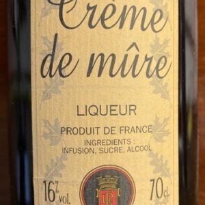 Crème de mûre ou autres arômes   de 70 cl de la distillerie Louis Roque (Souillac) France