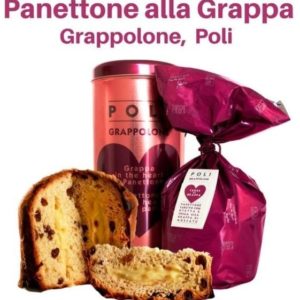 Panettone de Grappalone poli  à la crème de grappa de moscato