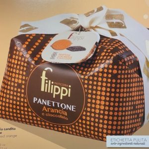 Panettone de la pâtisserie Filipi     à l’orange et chocolat