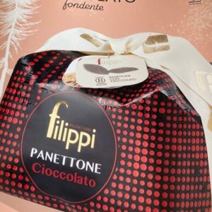 Panettone de la pâtisserie Filippi aux poires et chocolat