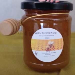 Miel de fleurs et de miellat du Grenier  250 gr.  (Valais)
