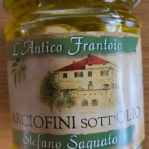 Artichauts dans l’huile d’olive  extra vierge 180gr. de  Stefano Saguato Diano S. Pietro