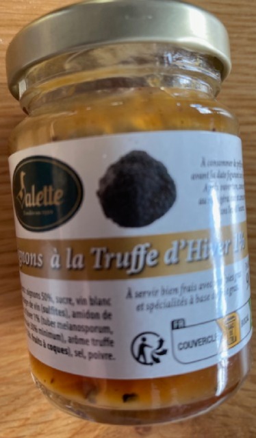 La compotée d'oignons à la truffe d'hiver 1  %  90gr.