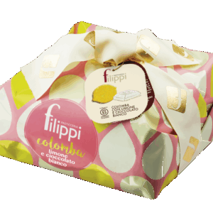 Colombe au citron  et chocolat blanc  de la  pâtisserie artisanale  Filippi   de 750 gr.