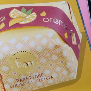Panettone farci à la crème de citron Sicilia     750 gr.