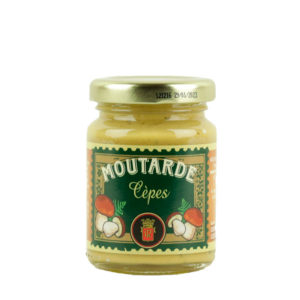 Moutarde aux cèpes  bocal de 100 gr