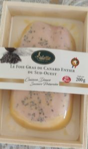 Le Foie gras de canard entier  « du Sud-Ouest  » cuisson douce de 200 gr.
